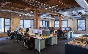 小办公室隔断效果图