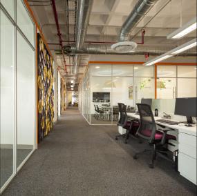 办公室简约设计装饰效果图片欣赏