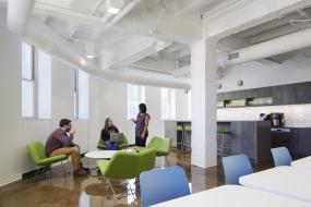 现代办公室室内布置设计效果图图片