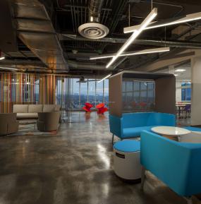 工作办公室装饰室内效果图