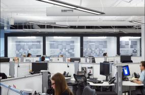 现代办公室室内布置设计效果图大全