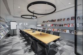 会议室展示架设计装修效果图