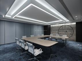 会议室壁纸背景墙装饰效果图