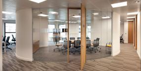 时尚会议室隔得设计装修效果图