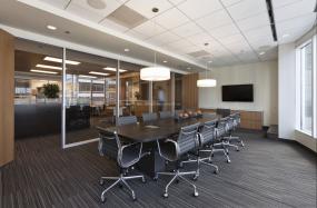 美式风格会议室效果图