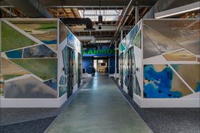 现代办公室室内简单装修设计图图片