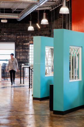 简约风格小型办公室简单室内装修图片