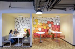 时尚办公室室内简单装修设计案例图片