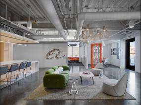 现代办公室风格刚装修设计