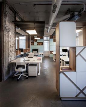 现代办公室风格简约装修图片