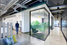 上海现代办公室专业装修效果图大全赏析