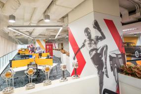 现代风格办公室布置效果图图片