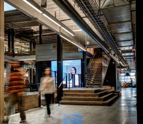 现代风格工装办公室效果图