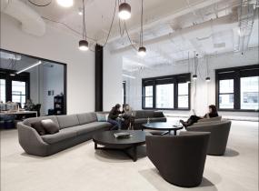 普通企业办公室装修效果图