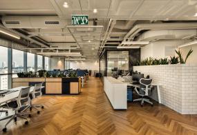 简单办公室装饰设计效果图