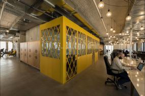 简单办公室室内装饰装修设计效果图