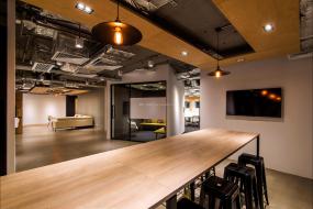 清新时尚现代办公室装修方案整体装修图