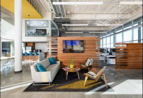 室内办公室设计效果图