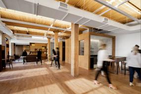 现代温馨风格小办公室设计图