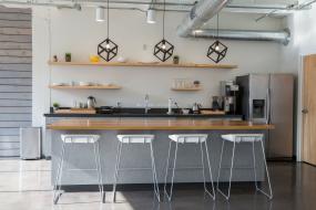 现代时尚办公室室内装饰设计效果图2018图片