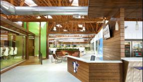 小型办公室简单室内装修效果图片