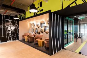 混搭风格办公室室内装修效果图