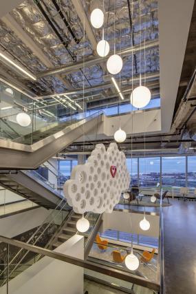 办公室复式室内设计装修效果图片