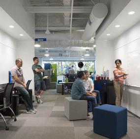 办公室简单室内装修设计图