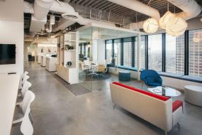 办公室简约吊灯装修效果图片