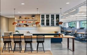 办公室室内布置效果图