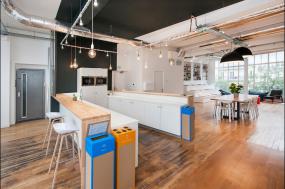 现代办公室室内装饰效果图