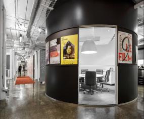 2018现代办公室风格吊灯装修效果图片