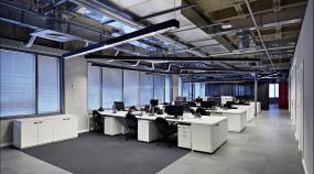 欧美办公室风格装修装饰效果图