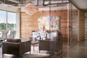 现代办公室设计室内装饰效果图