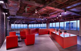 某公司办公室室内装饰效果图片大全欣赏