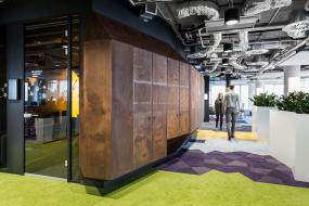 简约办公室室内装修效果图