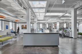 简约办公室室内设计装饰效果图片