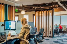 办公室简易装修效果图