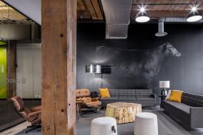 办公室空间装修效果图大全2015