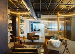 写字楼室内吊灯设计图片