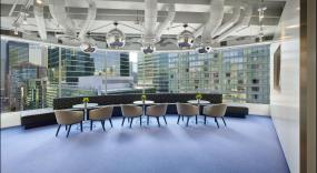 写字楼美式吊灯设计风格效果图