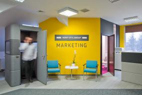 科技公司办公室室内设计装修效果图片