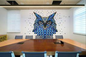 科技公司办公室装修实景图图片大全