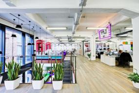 科技公司办公室装修方案效果图