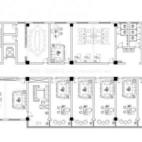 2018最新现代办公室室内布置效果图片