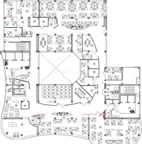 办公室室内布置效果图片