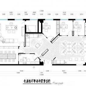 2018最新现代办公室室内布置设计效果图片
