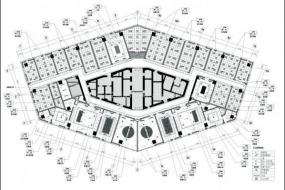 现代办公室室内布置效果图图片大全