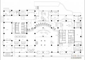现代办公室布置室内设计效果图片