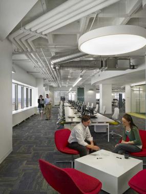 1100平办公室装修照片